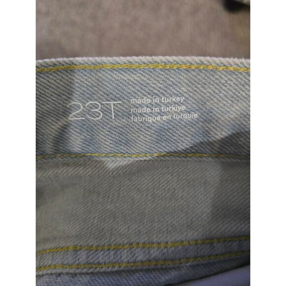 Anthropologie Pilcro Sunset High-Rise Straight-Leg Jeans Size 23 Tall Tie Dyed - Picture 3 of 11